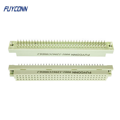 女性396 DIN41612コネクター96 PinまっすぐなPCB Eurocardの灰色色