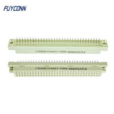 女性396 DIN41612コネクター96 PinまっすぐなPCB Eurocardの灰色色